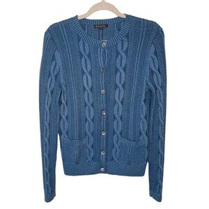 Brooks Brothers | Cotton Cable Knit Cardigan Sweater